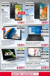 Gazetka promocyjna Selgros - Nonfood - Gazetka - ważna od 08.03 do 08.03.2023 - strona 13 - produkty: acer, akku, AMD Radeon, auer, auto, deo, dual-sim, eis, elle, ente, fingerabdrucksensor, frontkamera, hauptkamera, HDMI, Headset, HP, Intel, kamera, Kameras, kopfhörer, lack, lautsprecher, microsd, notebook, radeon, rwe, Samsung, Signal, sim, spee, speicherkarte, spiegel, Ti, touchscreen, usb