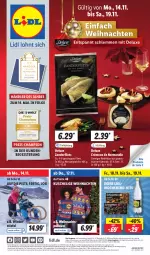 Gazetka promocyjna Lidl - Aktionsprospekt - Gazetka - ważna od 19.11 do 19.11.2022 - strona 1 - produkty: angebot, angebote, Bad, bio, champion, discount, eis, erde, filet, filets, Käse, lebensmittel, LG, Liege, milch, pril, Pullover, reis, Ti, weichkäse, weihnachten, Winterstiefel, Zander, Zanderfilets