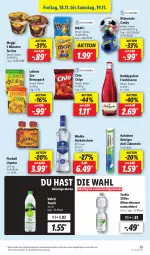 Gazetka promocyjna Lidl - Aktionsprospekt - Gazetka - ważna od 19.11 do 19.11.2022 - strona 45 - produkty: Alwa, angebot, ball, chio chips, chips, ecco, eis, elle, frucht, fruchtsecco, Gorbatschow, Kukident, leibniz, liqueur, maggi, mineralwasser, reiniger, reis, rotkäppchen, teller, terrine, Ti, volvic, wasser, wodka, ZTE