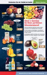 Gazetka promocyjna Famila - Prospekte - Gazetka - ważna od 31.12 do 31.12.2021 - strona 7 - produkty: ananas, apfel, avocado, avocados, beutel, bio, bio-zitronen, cocktail, decke, elle, flasche, goldmarie, grana, granatapfel, Granatäpfel, granatapfelkerne, guacamole, Innocent, limette, limetten, mac, Mett, metten, obst, orange, orangen, Rana, saft, salat, smoothie, tafeläpfel, tafeltrauben, Ti, tisch, trauben, Wella, zitrone, zitronen