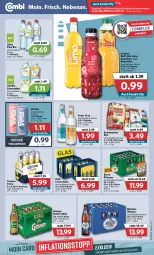 Gazetka promocyjna Combi - Prospekte - Gazetka - ważna od 13.08 do 13.08.2022 - strona 16 - produkty: angebot, angebote, bio, bio limo, corona, corona extra, deit, eis, flasche, gösser, granini, krombache, krombacher, krombacher pils, limo, limonade, limonaden, mais, natur, pils, pilsener, radler, reis, saft, Ti, vilsa, vio bio limo