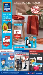 Gazetka promocyjna AldiSud - NÄCHSTE WOCHE - Gazetka - ważna od 16.09 do 16.09.2023 - strona 1 - produkty: aldi, auto, avocado, duschtuch, eis, ente, hammer-preis, handtücher, Mode, nuss, reis, Ti, tuc, tücher, ZTE