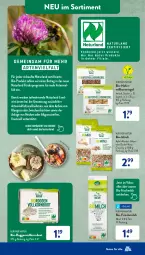 Gazetka promocyjna AldiSud - NÄCHSTE WOCHE - Gazetka - ważna od 16.09 do 16.09.2023 - strona 38 - produkty: aldi, apfel, Bau, bio, brot, decke, deo, eis, erde, früchte, früchten, hafer, korn, Kornbrot, mandel, milch, müsli, natur, naturland, nuss, reifen, reis, riegel, Ti, urkorn, vollkornbrot