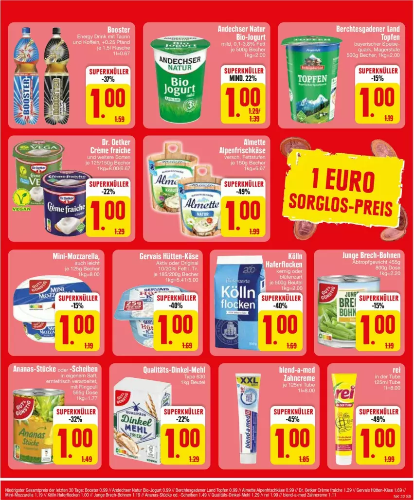 Aktueller Prospekt Edeka - Prospekte - von 27.05 bis 01.06.2024 - strona 9 - produkty: andechser natur, natur