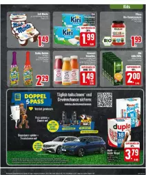 Gazetka promocyjna Edeka - Prospekte - Gazetka - ważna od 01.06 do 01.06.2024 - strona 19 - produkty: bio, deka, duplo, eis, flasche, frischkäse, frucht, Innocent, Käse, Kinder, kinder riegel, reis, rel, riegel, säfte, sauce, smoothie, Ti, tomate, tomaten, tomatensauce, ZTE