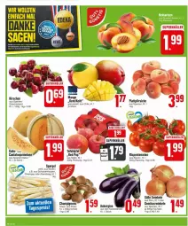 Gazetka promocyjna Edeka - Prospekte - Gazetka - ważna od 01.06 do 01.06.2024 - strona 6 - produkty: elle, kirsch, kirsche, kirschen, mango, melone, Nektar, nektarinen, nuss, pfirsich, pfirsiche, plattpfirsiche, rispentomaten, spargel, tomate, tomaten, zwiebel, zwiebeln