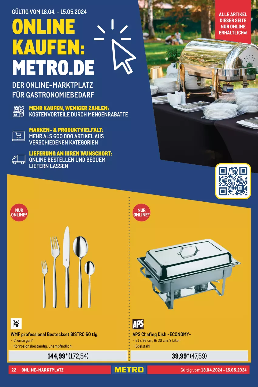 Aktueller Prospekt Metro - Feste feiern - von 18.04 bis 15.05.2024 - strona 22 - produkty: Ti