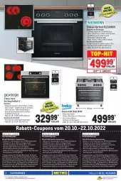 Gazetka promocyjna Metro - NonFood - Gazetka - ważna od 26.10 do 26.10.2022 - strona 2 - produkty: Apple, backofen, Bau, coupon, coupons, einbau-herdset, eis, Elektro, elektrogeräte, elle, glaskeramik, glaskeramik-kochfeld, grill, grillrost, gutschein, herdset, keramik-kochfeld, kochfeld, maille, Metro, metro gastro, miele, Ofen, rabatt-coupon, reis, spee, teller, Ti, top-hit