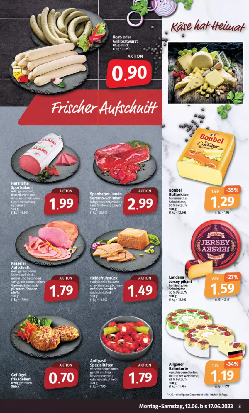 Aktueller Prospekt Markant - Prospekte - von 12.06 bis 17.06.2023 - strona 3 - produkty: bonbel, butter, butterkäse, deutscher weichkäse, eis, holländischer schnittkäse, Käse, reis, schnittkäse, Ti, torte, weichkäse, ZTE