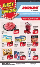 Gazetka promocyjna Markant - Prospekte - Gazetka - ważna od 17.06 do 17.06.2023 - strona 1 - produkty: Bau, Becher, butter, deutscher schnittkäse, Dr. Oetker, drink, eimer, eis, flasche, fleisch, gutes essen, hackfleisch, Käse, pizza, pizza tradizionale, puschkin vodka, red bull, reis, rind, rwe, schnittkäse, schwein, schwein und rind, Streichzart, Ti, tomate, tomaten, tradizionale, uhr, vodka, wein, ZTE