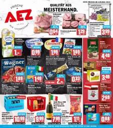 Gazetka promocyjna Aez - Prospekte - Gazetka - ważna od 14.09 do 14.09.2024 - strona 1 - produkty: aktionspreis, alkohol, aufschnitt, baguette, Becher, beutel, brut, chips, cola, crunchips, darbo, De Cecco, dolce gusto, ecco, eis, exquisa, feta, flammkuchen, flasche, fleisch, frischkäse, frischkäsezubereitung, frucht, fruchtfleisch, géramont, gin, glasflasche, grill, grillkotelett, hofgut, italienische pasta, joghur, joghurt, joghurt mit der ecke, Käse, konfitüre, kotelett, kuchen, lamm, landliebe, landmilch, lorenz, lorenz crunchips, meggle, Meister, melitta, milch, Müller, natur, Nescafé, Ofen, pasta, patros, pizza, prosecco, puma, reis, ritter, ritter sport, Schmelzkäse, Sport, spumante, steinofen, steinofen pizza, tafeltrauben, Ti, tisch, trauben, valdo, wagner, wurst, ZTE, zucker