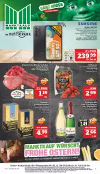 Gazetka promocyjna Marktkauf - Prospekt - Gazetka - ważna od 08.04 do 08.04.2023 - strona 1 - produkty: aktionspreis, alkohol, angebot, angebote, braten, dallmayr, deka, ecco, eis, elle, frontkamera, frucht, fruchtsecco, gulasch, kaffee, kamera, nuss, prodomo, reis, rind, rinder, Rinderroulade, rinderrouladen, rotkäppchen, rouladen, schmorbraten, sekt, tee, Ti, uhr, ZTE