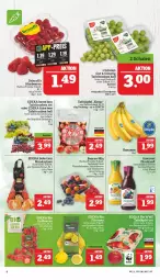 Gazetka promocyjna Marktkauf - Prospekt - Gazetka - ważna od 08.04 do 08.04.2023 - strona 6 - produkty: asus, banane, bananen, beere, beeren, bio, deka, direktsaft, driscoll's, edeka bio, eis, flasche, heidelbeere, heidelbeeren, himbeer, himbeere, himbeeren, Innocent, mandarine, mandarinen, nuk, Physalis, reis, saft, sana, Schal, Schale, tafeläpfel, tafeltrauben, tee, Ti, trauben, zitrone, zitronen