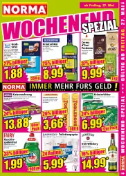 Gazetka promocyjna Norma - Norma - Gazetka - ważna od 30.05 do 30.05.2022 - strona 15 - produkty: alpenmilch, cranberry, flakes, flasche, gelee, geschirr, geschirrspülmittel, gin, honig, irish whiskey, joghur, joghurt, katzennahrung, kräuter, kräuterlikör, likör, mandel, milch, nuss, papier, prodomo, sauce, schoko, schokolade, spülmittel, Ti, toilettenpapier, whiskey, Wild, zitrone