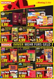 Gazetka promocyjna Norma - Norma - Gazetka - ważna od 30.05 do 30.05.2022 - strona 8 - produkty: beutel, bockwurst, eis, elle, ente, gin, kaffee, kaffeepads, kakao, karamell, Käse, Kinder, korn, kühlregal, lachs, lachsschinken, Langkornreis, mac, natur, nuss, popcorn, regal, reis, rel, Ria, sahne, schinken, schoko, schokolade, spitzenqualität, Staropramen, studentenfutter, Ti, vita, wurst