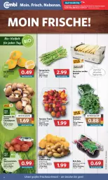 Gazetka promocyjna Combi - Prospekte - Gazetka - ważna od 07.05 do 07.05.2022 - strona 6 - produkty: angebot, angebote, beutel, bio, champignon, champignons, creme, eis, elle, feldsalat, Frühkartoffeln, kartoffel, kartoffeln, reis, rote bete, salat, Schal, Schale, spargel, spargel grün, Speisezwiebeln, Ti, tomate, tomaten, zitrone, zitronen, zwiebel, zwiebeln