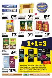 Gazetka promocyjna Metro - Food - Gazetka - ważna od 20.07 do 20.07.2022 - strona 15 - produkty: auto, beutel, butter, butterkeks, chips, chipsfrisch, choco crossies, chupa, chupa chups, cookie, cookies, crossies, dallmayr, eimer, eis, ferrero, Funny Frisch, getränk, getränke, kaffee, kakao, keks, Kinder, kinder bueno, lavazza, leibniz, LG, lorenz, Lutscher, melitta, natur, natura, nesquik, nestlé, oreo, raffaello, reis, röstkaffee, salz, schoko, snack, storck, süsswaren, Ti, tisch, toffifee, waffeln