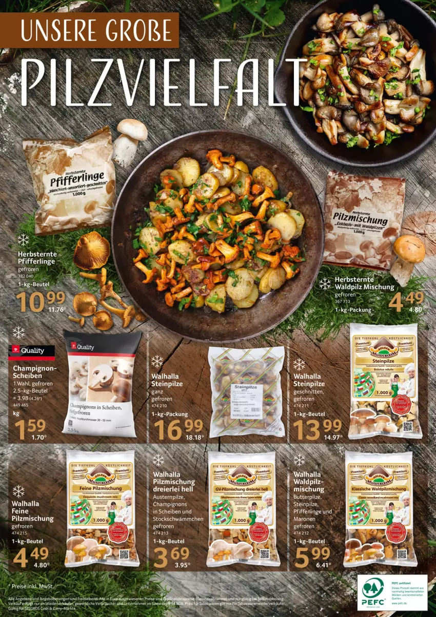 Aktueller Prospekt Selgros - Gastronomie - von 22.09 bis 05.10.2022 - strona 44 - produkty: angebot, angebote, bett, beutel, champignon, champignons, eis, LG, Pfifferlinge, pilze, Pilzmischung, reis, schnitten, Steinpilze, tee, Ti, Tiere