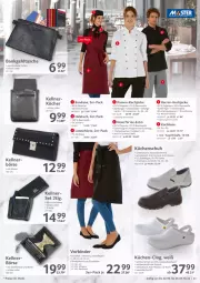 Gazetka promocyjna Selgros - Gastronomie - Gazetka - ważna od 05.10 do 05.10.2022 - strona 41 - produkty: Bank, Bau, baumwolle, eis, fenster, hose, Jacke, Kette, küche, Küchen, Kugel, Lederschuhe, LG, reis, schuhe, Schürze, Tasche, taschen, Ti, Tipi, tisch, tuc, wasser, wolle