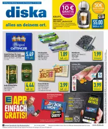 Gazetka promocyjna Diska - Prospekte - Gazetka - ważna od 17.12 do 17.12.2022 - strona 3 - produkty: aktionspreis, alkohol, angebot, angebote, arla, Becher, beere, beeren, bier, bio, deka, dolce gusto, eis, ferrero, filet, gin, heidelbeere, heidelbeeren, jacobs, jacobs krönung, kaffee, kaffeespezialitäten, krups, nescafe, nuss, oettinger, pils, radler, reis, salz, Schal, Schale, schwein, schweine, Spezi, Ti, wein, weine, ZTE