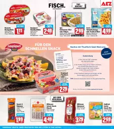 Gazetka promocyjna Aez - Prospekte - Gazetka - ważna od 25.07 do 25.07.2026 - strona 7 - produkty: AEZ, Anrichte, aus dem kühlregal, Cabanossi, chips, eis, elle, filegro, filet, filets, fisch, frutti di mare, gutfried, hawesta, hering, Herings, heringsfilets, iglo, kabanos, Käse, kühlregal, nacho, Nachos, Ofen, regal, reis, rezept, rezepte, ring, salami, salat, saupiquet, schlemmer-filet, snack, teller, thunfisch, Thunfischsalat, Ti, Tintenfischringe, tortilla, wiltmann, ZTE
