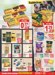Gazetka promocyjna Edeka - Angebote der Woche - Gazetka - ważna od 14.05 do 14.05.2022 - strona 17 - produkty: auto, bahlsen, beutel, bio, bohne, bohnen, butter, butterkeks, chips, chipsfrisch, cracker, dallmayr, erbsen, erdnüsse, espresso, Falafel, Frit-Sticks, früchte, Früchtetee, funny-frisch, instant-kaffee, jacobs, jacobs krönung, kaffee, kaffeevollautomat, kaffeevollautomaten, kartoffel, kartoffelchips, keks, kichererbsen, KnabberSnack, korn, kräuter, leibniz, natur, natura, nescafe, paprika, pom-bär, popcorn, ring, schoko, schokolade, snack, tee, teekanne, Ti, tomate, tomaten, ültje, ültje erdnüsse, vollautomaten, wasa