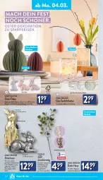 Gazetka promocyjna Aldi Nord - Von Montag - Gazetka - ważna od 09.03 do 09.03.2024 - strona 10 - produkty: dekoration, dell, eis, elle, gin, Liege, mac, Mode, natur, papier, reis, Ria, tee, Teelicht, teelichthalter, Ti, timer, ZTE