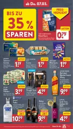 Gazetka promocyjna Aldi Nord - Von Montag - Gazetka - ważna od 09.03 do 09.03.2024 - strona 27 - produkty: amaro, baileys, beutel, bier, blended scotch, blended scotch whisky, bohne, bohnen, eis, elle, flasche, frucht, fruchtgummi, fruchtgummis, geback, gin, Guinness, johnnie walker, likör, mac, Rauch, reis, rotwein, sahne, sauce, scotch, scotch whisky, Sweetland, tee, teller, Ti, tisch, tomate, tomaten, tomatensauce, veltins, vodka, wein, whisky, wodka, ZTE