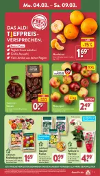 Gazetka promocyjna Aldi Nord - Von Montag - Gazetka - ważna od 09.03 do 09.03.2024 - strona 3 - produkty: aldi, angebot, Begonie, beutel, Datteln, eier, eis, Kraut, kulturtopf, lebensmittel, mandarine, mandarinen, pflanze, Rauch, reis, Ria, stauden, Ti, topf, Tüte, Yo, ZTE