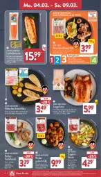 Gazetka promocyjna Aldi Nord - Von Montag - Gazetka - ważna od 09.03 do 09.03.2024 - strona 4 - produkty: aldi, braten, brustfilet, eis, ente, filet, filets, fleisch, gewürz, gin, grill, gulasch, hackfleisch, Hähnchen-Innenfilets, Heu, küche, Küchen, lachs, lachsfilet, lachsfilets, Ofen, pute, Putenhackfleisch, reis, Ria, rind, rinder, rindergulasch, rinderhackfleisch, rwe, suppe, suppen, suppenfleisch, Ti, tisch, ZTE