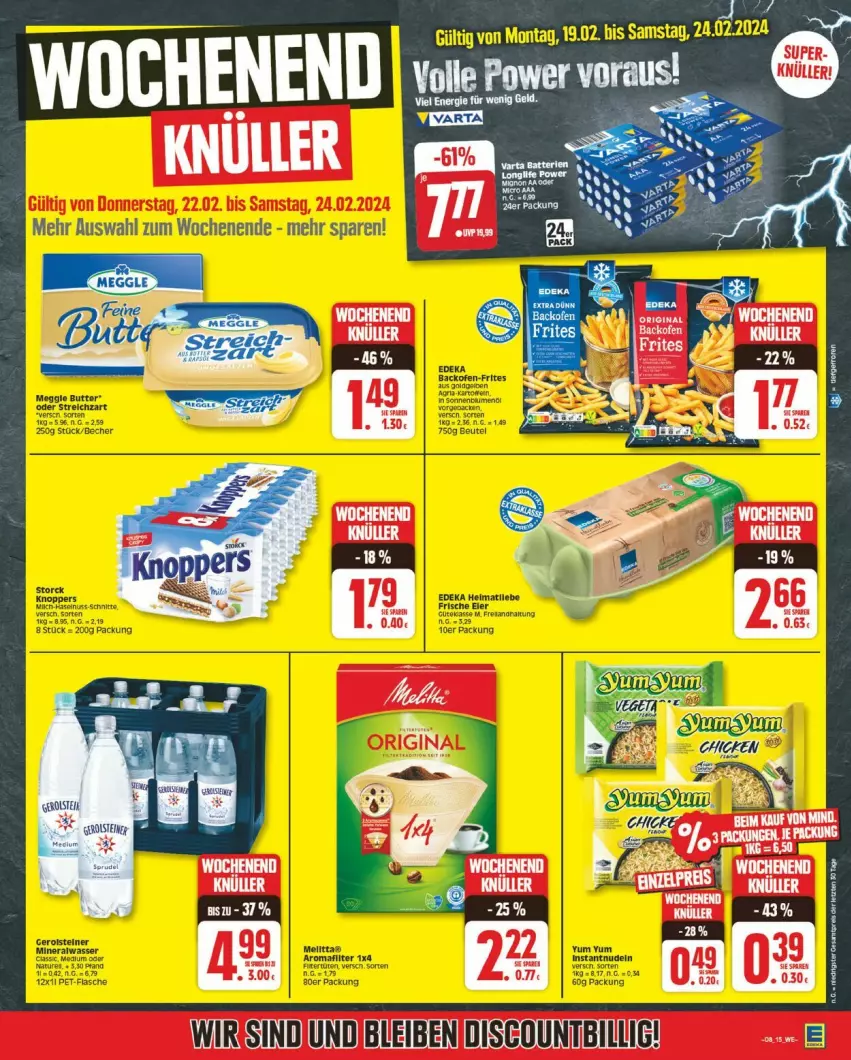 Aktueller Prospekt Edeka - Prospekte - von 19.02 bis 24.02.2024 - strona 15 - produkty: discount