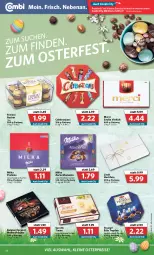 Gazetka promocyjna Combi - Prospekte - Gazetka - ważna od 16.04 do 16.04.2022 - strona 18 - produkty: angebot, angebote, eis, ente, ferrero, Ferrero Rocher, früchte, leine, LG, lindt, meeresfrüchte, merci, milka, reis, rum, saro, sarotti, Ti