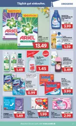 Gazetka promocyjna Combi - Prospekte - Gazetka - ważna od 16.04 do 16.04.2022 - strona 27 - produkty: airwick, ariel, bio, biozidprodukte, cosmea, domestos, elle, essig, flasche, Frosch, geschirr, gin, Hobby, lenor, lenor weichspüler, papier, Rauch, reiniger, rwe, sagrotan, slip, slipeinlagen, somat, spülmittel, Ti, toilettenpapier, tücher, waschmittel, wasser, weck, weichspüler, WICK, zewa