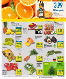 Gazetka promocyjna Diska - Prospekte - Gazetka - ważna od 09.12 do 09.12.2023 - strona 3 - produkty: aktionspreis, ananas, avocado, beere, beeren, Bundmöhren, burger, deka, discount, eis, fisch, gurke, himbeer, himbeere, himbeeren, Kaki, kopfsalat, möhren, nuss, orange, orangen, paprika, paprika rot, reis, salat, salatherzen, tafeläpfel, tafeltrauben, Ti, trauben