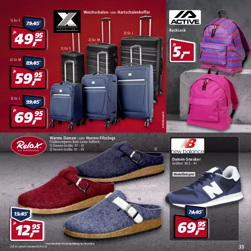 Aktueller Prospekt Real - Real Handzettel - von 17.01 bis 22.01.2022 - strona 33 - produkty: bett, Clogs, damen-sneaker, dell, eis, elle, ente, Hartschalenkoffer, koffer, Mode, reis, rucksack, sac, Schal, Schale, sneaker, Spiele, teller, Ti