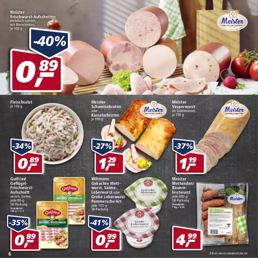 Aktueller Prospekt Real - Real Handzettel - von 17.01 bis 22.01.2022 - strona 6 - produkty: auer, aufschnitt, Bau, Bauer, bier, bierschinken, braten, bratwurst, eis, fleisch, fleischsalat, frischwurst-aufschnitt, Geflügel, gelee, gutfried, kasseler, Kasselerbraten, leberwurst, Mantel, Meister, Mett, metten, Mettenden, mettwurst, Pommersche, reis, sahne, salat, schinken, schwein, schweine, schweinebraten, Ti, wein, weine, wiltmann, wurst