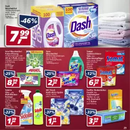 Gazetka promocyjna Real - Real Handzettel - Gazetka - ważna od 22.01 do 22.01.2022 - strona 29 - produkty: ariel, ariel waschmittel, Bodentücher, eis, flasche, kraft, Maschinenpfleger, Pods, reiniger, reis, sidolin, somat, spee, spülmaschinen, spülmaschinentabs, staubmagnet, swiffer, Ti, tücher, waschmittel, wc frisch