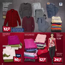 Gazetka promocyjna Real - Real Handzettel - Gazetka - ważna od 22.01 do 22.01.2022 - strona 32 - produkty: cashmere, damen-hose, eis, hemd, hose, jeans, Langarmshirt, Pullover, shirt, Spiele, Sweathose, Sweatshirt, Ti