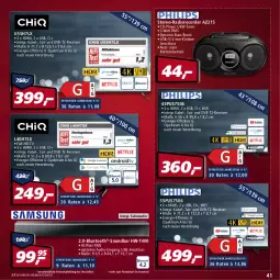 Gazetka promocyjna Real - Real Handzettel - Gazetka - ważna od 22.01 do 22.01.2022 - strona 41 - produkty: batterie, Dior, dvb, DVB-T, eis, elle, ente, HDMI, Radio, Receiver, reis, rum, soundbar, Spektrum, Subwoofer, teller, Ti, tisch, tuner, usb