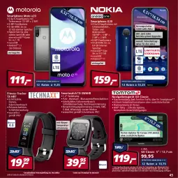 Gazetka promocyjna Real - Real Handzettel - Gazetka - ważna od 22.01 do 22.01.2022 - strona 45 - produkty: akku, auer, Betriebssystem, eis, elle, ente, erde, Fitness-Tracker, frontkamera, hauptkamera, kamera, microsd, navigationsgerät, Rauch, reis, rosen, sim, smartphone, smartwatch, teller, Ti, tomtom, wasser
