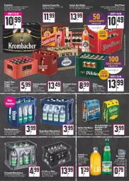 Gazetka promocyjna E Center - Angebote der Woche - Gazetka - ważna od 07.05 do 07.05.2022 - strona 9 - produkty: Alwa, bier, burgwallbronn, elle, ente, flasche, getränk, getränke, gin, gösser, Hefe, könig pilsener, krombache, krombacher, krone, leine, mineralwasser, natur, pils, pilsener, radler, sim, tee, Ti, wasser