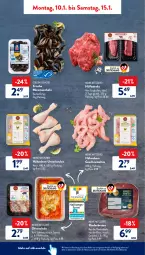 Gazetka promocyjna AldiSud - ALDI Aktuell - Gazetka - ważna od 15.01 do 15.01.2022 - strona 4 - produkty: aldi, alle artikel ohne dekoration, braten, dekoration, eis, geschnetzeltes, Hähnchen-Unterkeulen, Hähnchengeschnetzeltes, hüftsteak, hüftsteaks, jungbullen, küche, Küchen, Muscheln, natur, Ofen, pfeffer, reis, rind, rinder, rinderbraten, Rinderkeule, Schal, Schale, schwein, steak, steaks, Ti, wein, Zelt, ZTE
