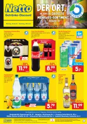 Gazetka promocyjna Netto Marken-Discount - Getränkemarkt in deiner Nähe - Gazetka - ważna od 29.04 do 29.04.2023 - strona 1 - produkty: adelholzener, Alwa, angebot, angebote, Berger, bestpreis, bier, Biere, brunnen, burger, coca-cola, cola, discount, drink, eis, energy drink, franziskaner, getränk, getränke, Havana Club, Holz, LG, marken-discount, mineralwasser, ndk, red bull, regensburger, reis, rosen, rwe, Ti, wasser, ZTE