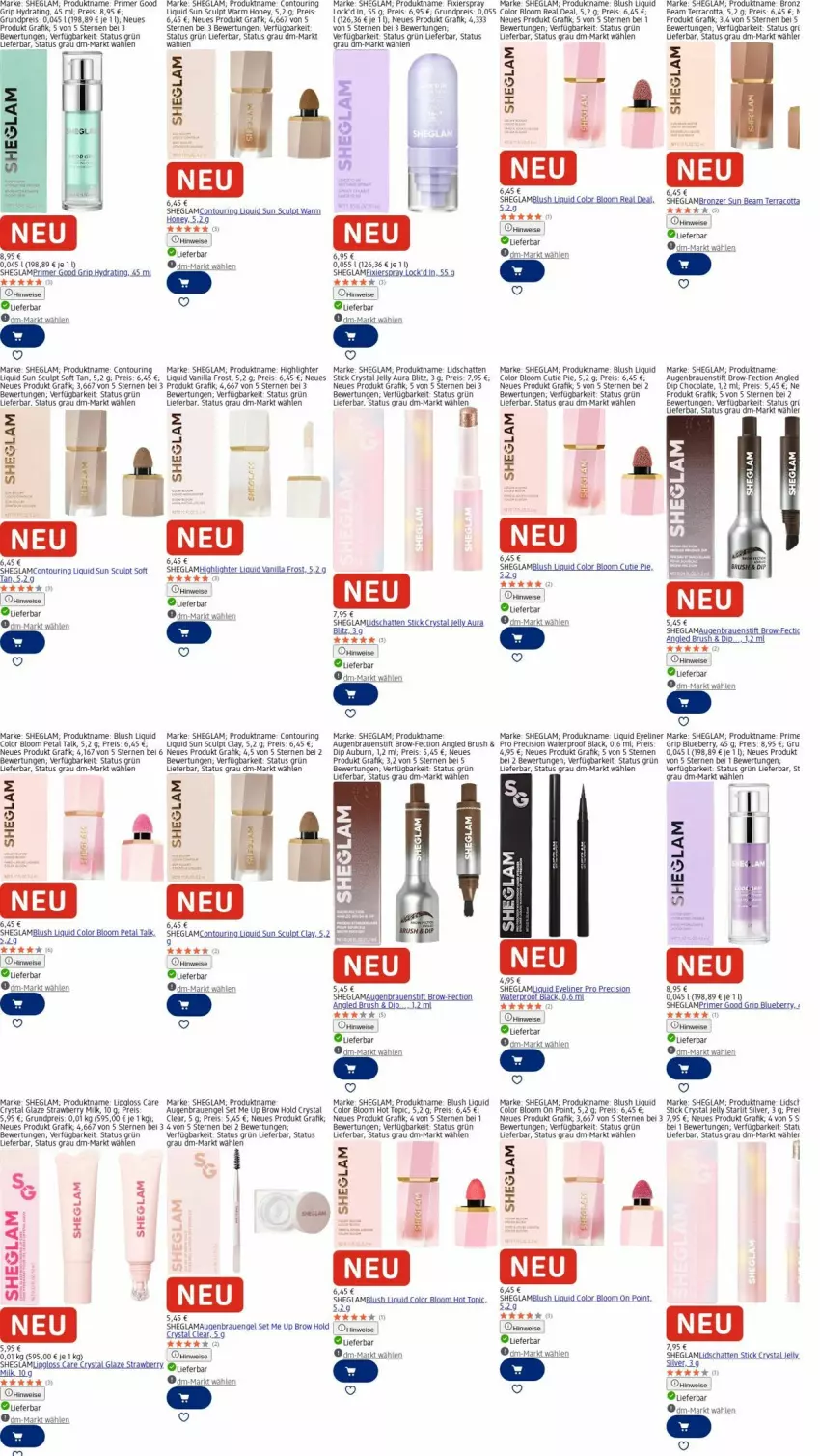 Aktueller Prospekt Dm Drogerie - Prospekte - von 13.10 bis 22.10.2025 - strona 11 - produkty: Bad, blueberry, cola, dip, eis, Engel, Eyeliner, lack, Lipgloss, reis, ring, Ti, uhr, Wels