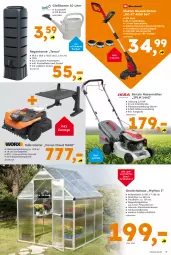 Gazetka promocyjna  - Gazetka - ważna od 18.04 do 18.04.2026 - strona 5 - produkty: auto, benzin rasenmäher, Bona, brause, Brei, decke, Deckel, Draht, eis, Elektro, fenster, Gewächshaus, Gießkanne, korb, latte, mähroboter, Mythos, rasen, rasenmäher, rasentrimmer, reis, Teleskop, Ti, tisch