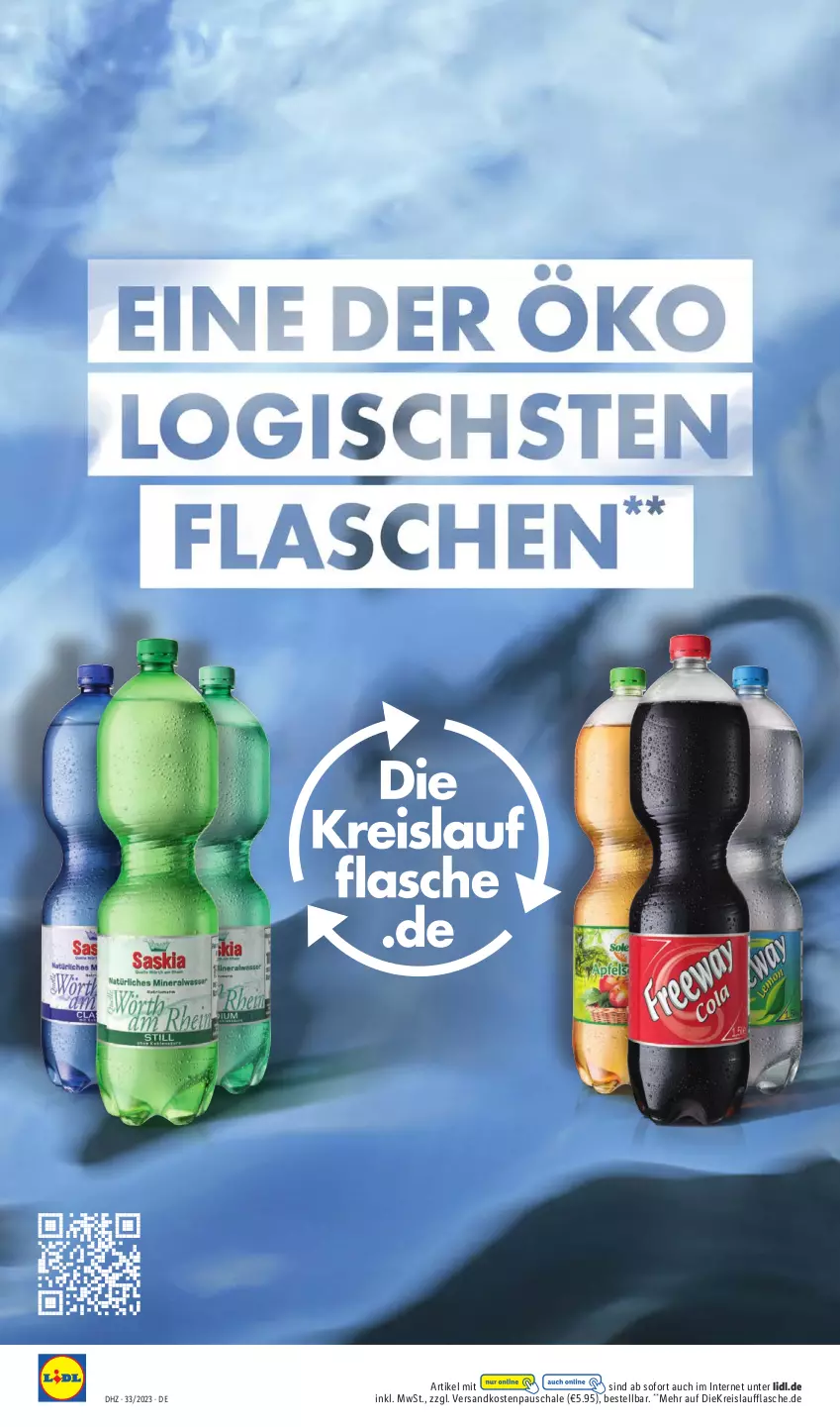 Aktueller Prospekt Lidl - Aktionsprospekt - von 14.08 bis 19.08.2023 - strona 54 - produkty: eis, flasche, ndk, reis, Schal, Schale, Ti