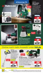 Gazetka promocyjna Lidl - Aktionsprospekt - Gazetka - ważna od 19.08 do 19.08.2023 - strona 34 - produkty: akku, angebot, Arbeitsleuchte, Bau, Becher, Behälter, bürste, dell, eier, eis, elle, Holz, lachs, ladegerät, Leuchte, Messbecher, Mode, ndk, Parkside, Pendelhubstichsäge, Reinigung, reinigungsbürste, reis, säge, Schal, Schale, stichsäge, Ti, wasser, ZTE