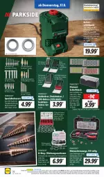 Gazetka promocyjna Lidl - Aktionsprospekt - Gazetka - ważna od 19.08 do 19.08.2023 - strona 38 - produkty: angebot, aust, Bohrer-Set, Bohrerset, dell, eis, elle, Holz, Mode, ndk, Parkside, reis, ring, Schal, Schale, Spezi, Ti, ZTE