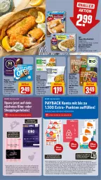 Gazetka promocyjna Rewe - Prospekte - Gazetka - ważna od 25.11 do 25.11.2023 - strona 15 - produkty: backfisch, bio, bordelaise, classico, cornetto, coupon, feta, filegro, filet, fisch, frosta, geschnetzeltes, gutschein, gutscheine, iglo, langnese, LG, magnum, Ofen, ofen-backfisch, payback, pizza, schlemmerfilet, Ti, Zelt