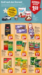 Gazetka promocyjna Rewe - Prospekte - Gazetka - ważna od 25.11 do 25.11.2023 - strona 17 - produkty: alpenmilch, auto, bohne, bohnen, bohnenkaffee, duplo, eis, erde, feinschmecker, ferrero, gemahlener bohnenkaffee, gutschein, gutscheine, hollandaise, jacobs, kaffee, Kinder, kinder riegel, knorr, Meister, meisterröstung, melitta, milch, milka, milka schokolade, oro di parma, pasta, pfeffer, reis, Ria, riegel, sauce, sauce hollandaise, schoko, schokolade, suppe, suppen, suppenliebe, Ti, tisch, tomate, tomaten